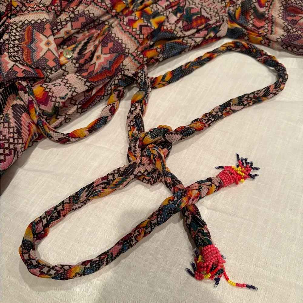 FARM Rio Multicolor Geometric Maxi Dress - Picture 5 of 7